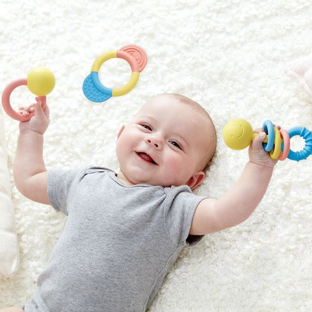 Hape | Made from Rise Based Materials | Rattle & Teether Collection | 0+