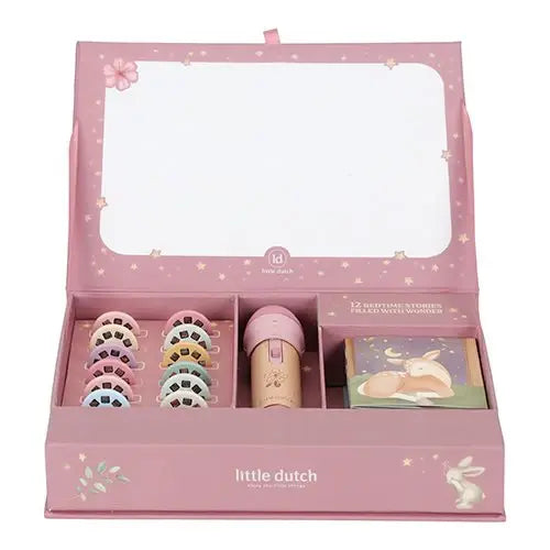 Little Dutch | Bedtime Stories Projector | Roze | 4+