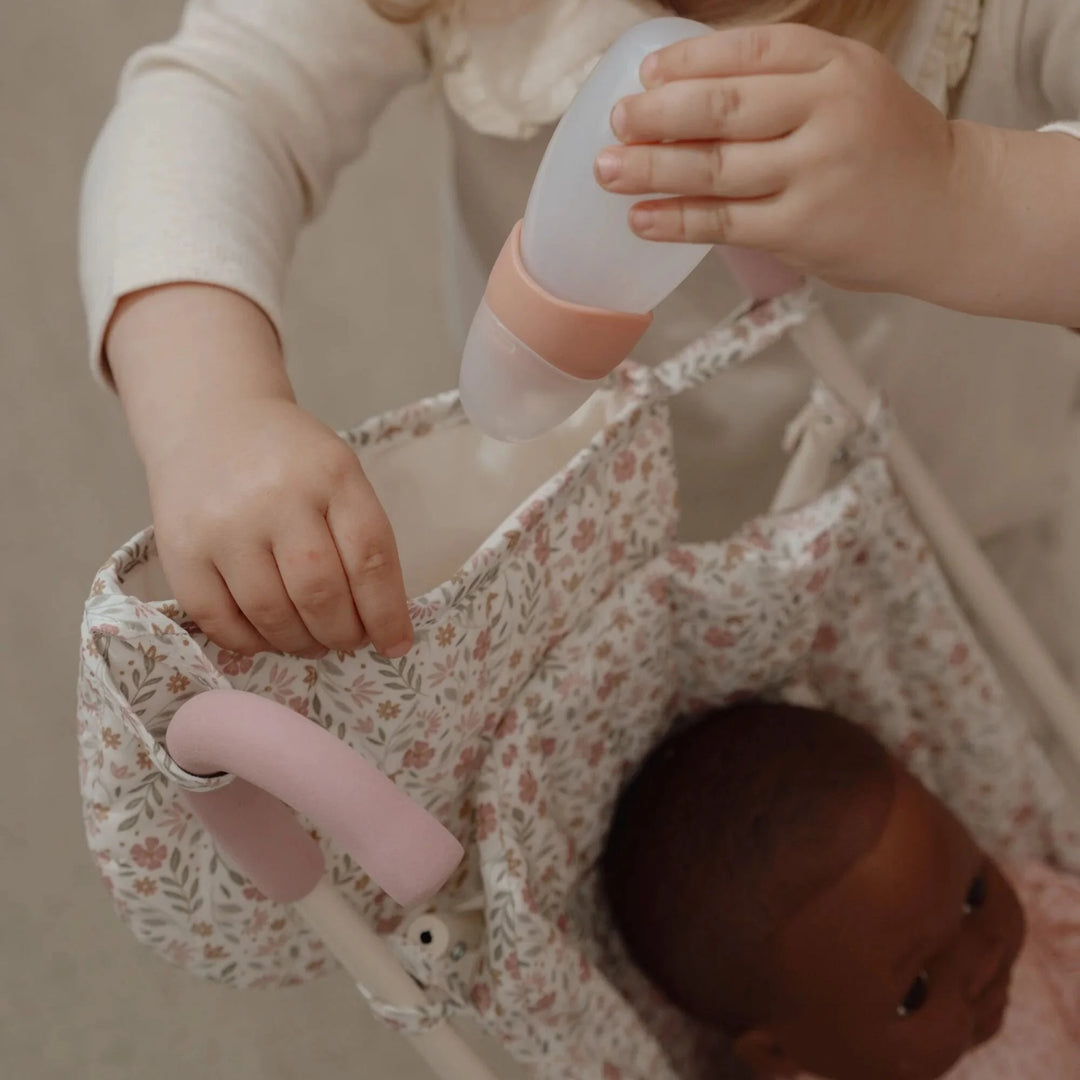 Little Dutch | Poppenbuggy | Soft Flowers | 3+