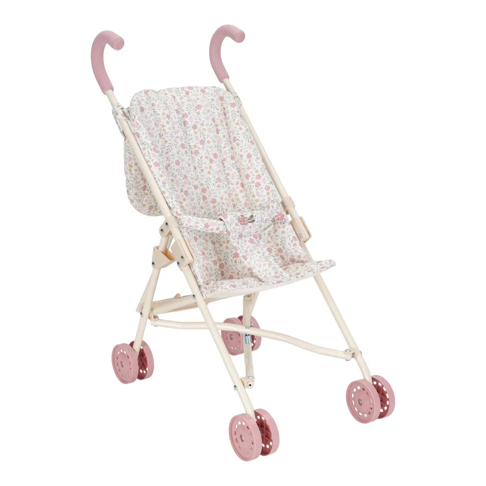 Little Dutch | Poppenbuggy | Soft Flowers | 3+