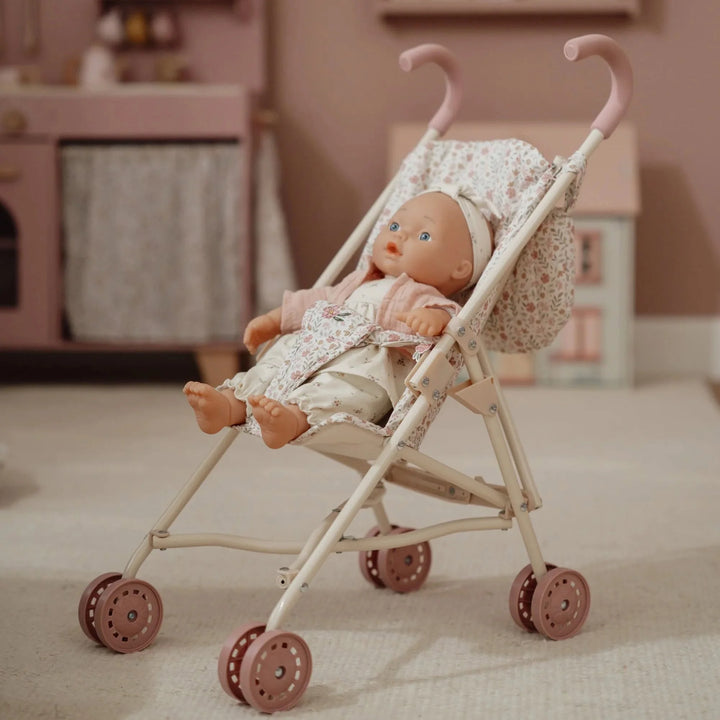 Little Dutch | Poppenbuggy | Soft Flowers | 3+