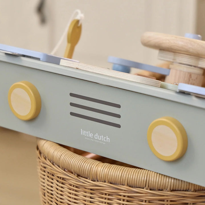 Little Dutch | Houten Autostuur | 2+