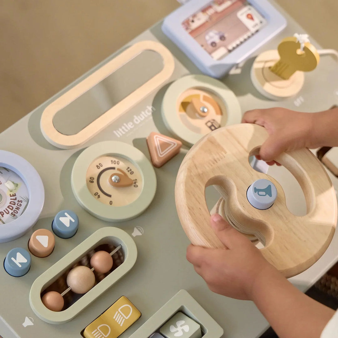 Little Dutch | Houten Autostuur | 2+