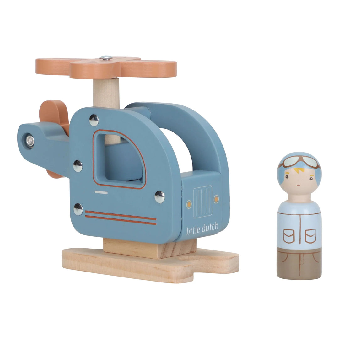 Little Dutch | Houten Helikopter | 3+