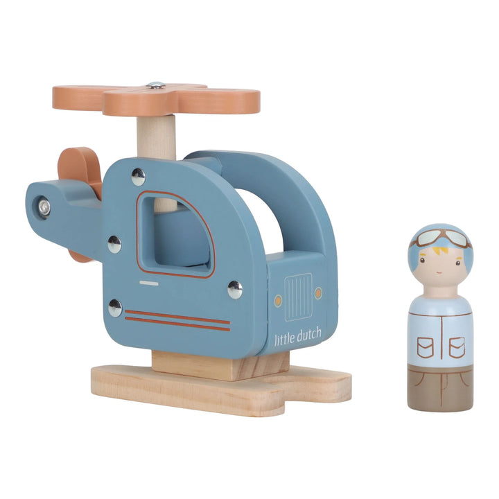 Little Dutch | Houten Helikopter | 3+