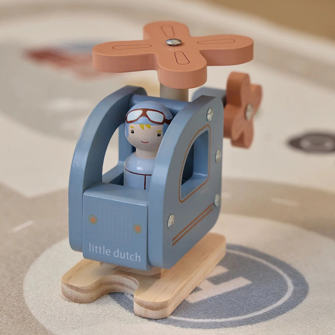 Little Dutch | Houten Helikopter | 3+