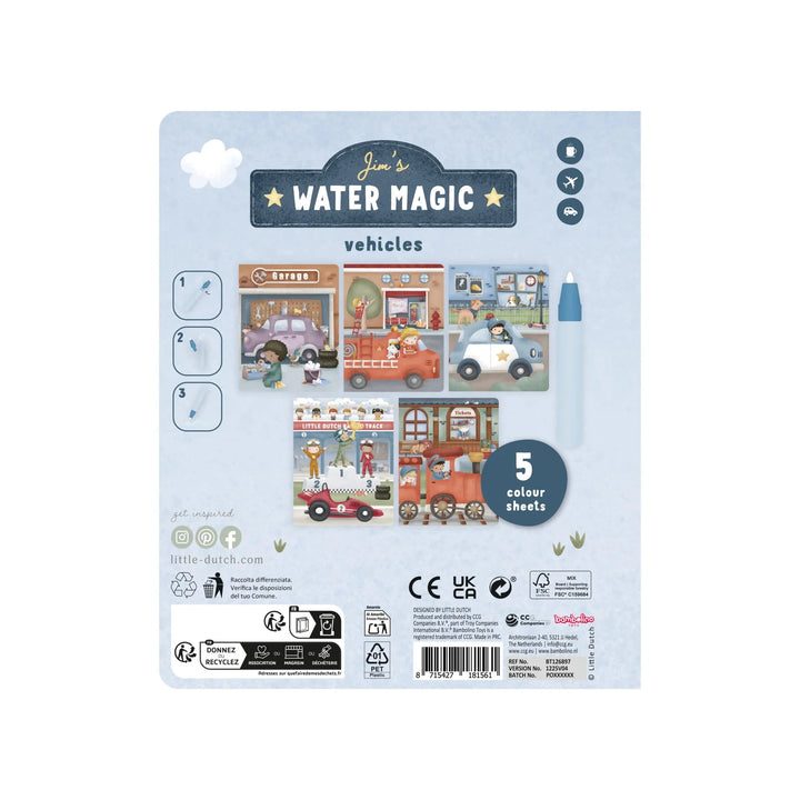 Little Dutch | Waterkleurboek | Jim | 2+