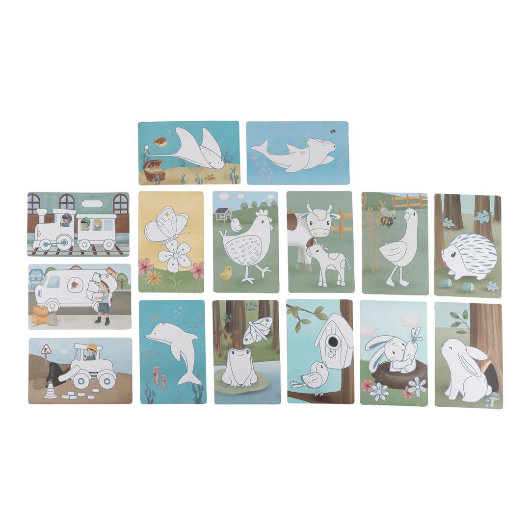 Little Dutch | Tekentablet Safari | Blauw