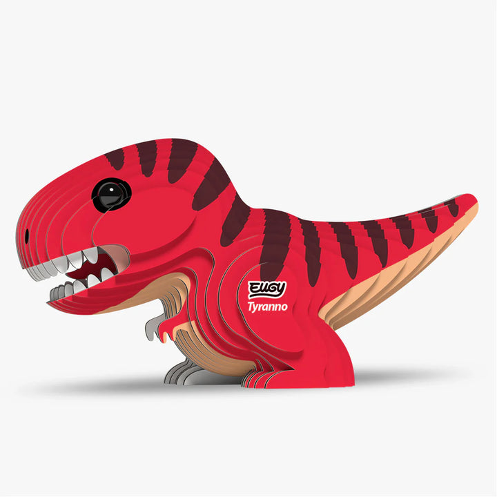 Eugy | 3D Cardboard Model Kit | Prehistoric Life | Tyranno | 25 stukjes | 6+