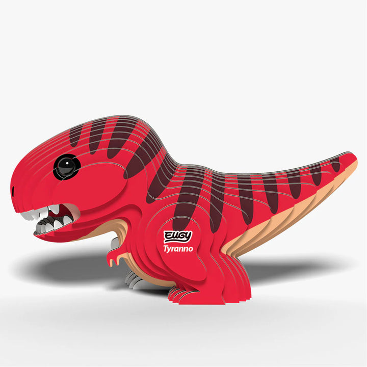 Eugy | 3D Cardboard Model Kit | Prehistoric Life | Tyranno | 25 stukjes | 6+