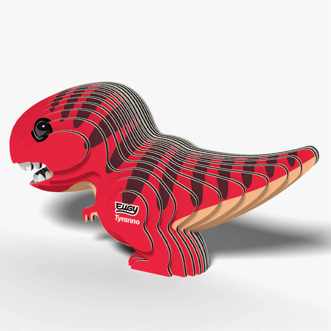 Eugy | 3D Cardboard Model Kit | Prehistoric Life | Tyranno | 25 stukjes | 6+