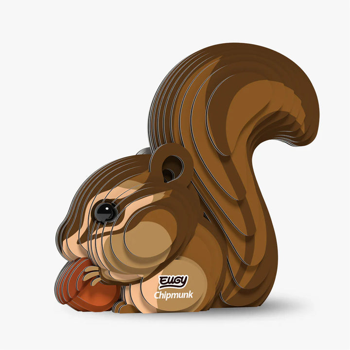 Eugy | 3D Cardboard Model Kit | Forest Life | Aardeekhoorn | 27 stukjes | 6+