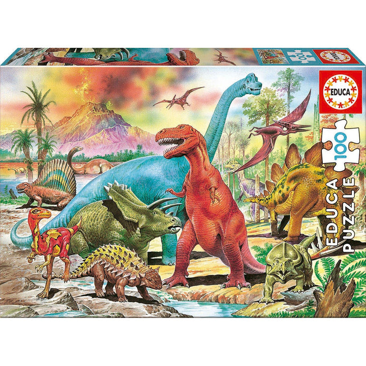 Educa | Puzzle | Dinosaurs | 100 pieces | 5+