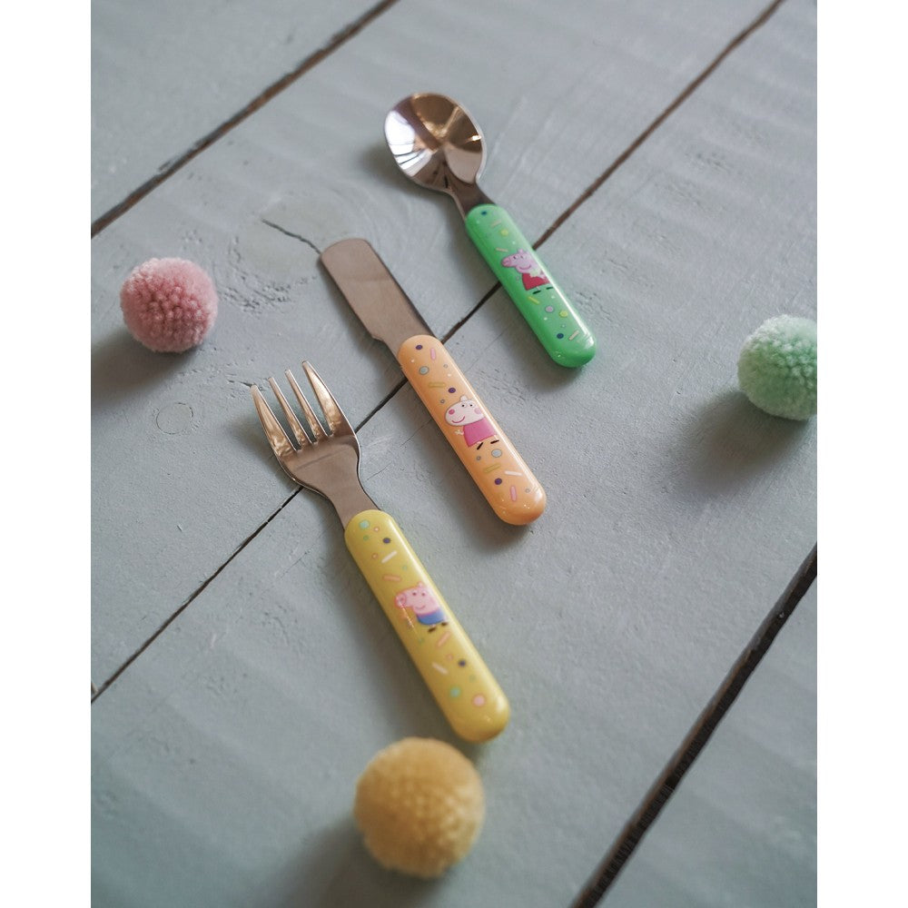 Petit Jour Paris | Peppa Pig | Bestekset | 3 delig | +1 jaar