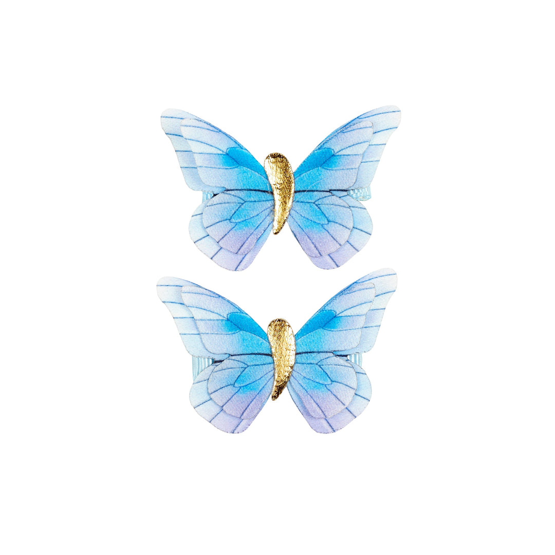 Souza Florence blue butterfly hair claws, 2 pieces