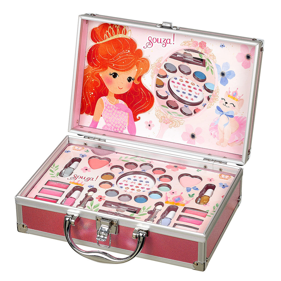 Souza Princess rectangular beauty case with make-up