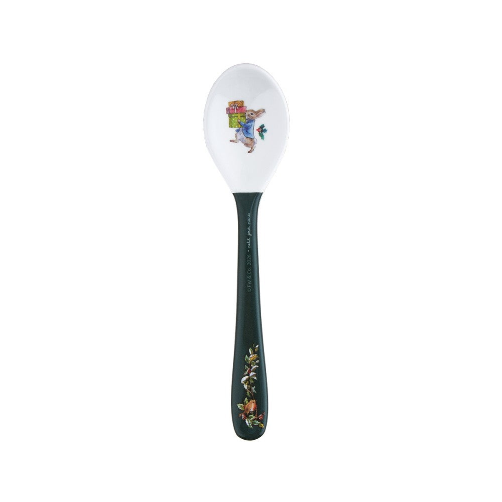 Petit Jour | Peter Rabbit | Kerstlepel | Groen | 14 cm
