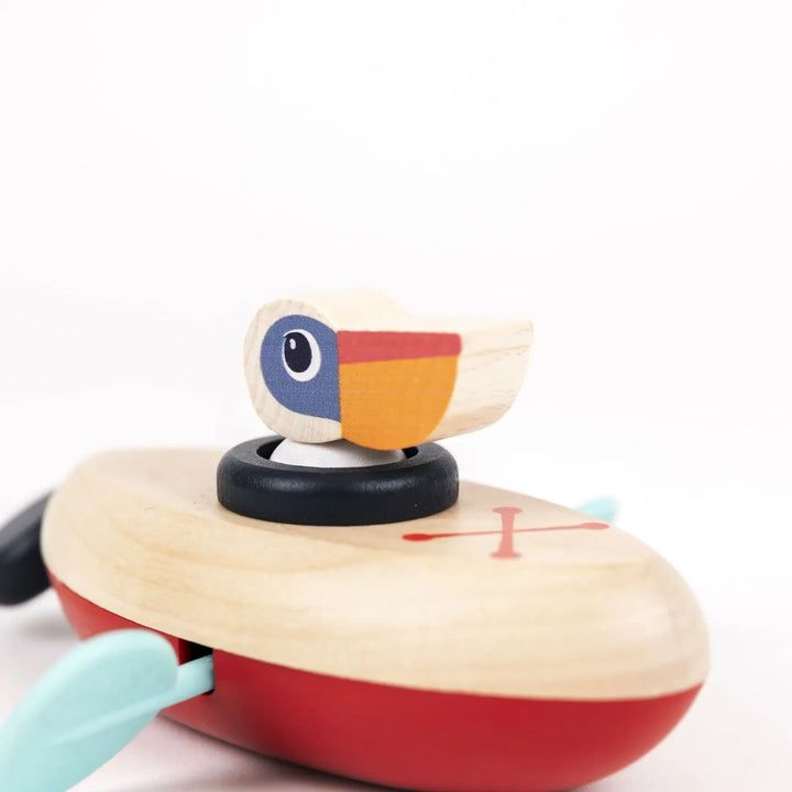 Egmont Toys Houten Opwindbaar Badspeeltje Pelicaan 2+