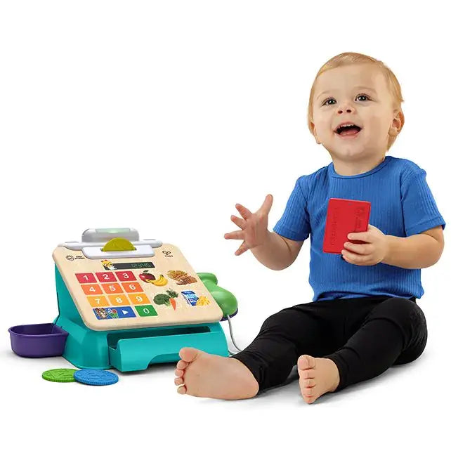 Hape | Baby Einstein | Magic touch | Counting Cash Register | Counts in English, Spanish, French, and German | 1+