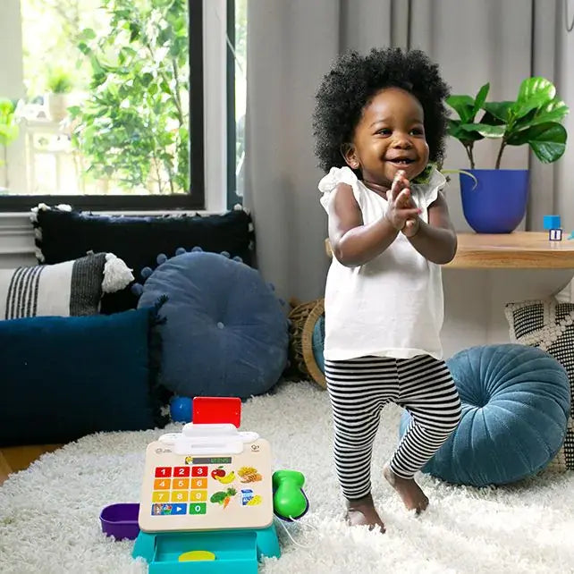Hape | Baby Einstein | Magic touch | Counting Cash Register | Counts in English, Spanish, French, and German | 1+