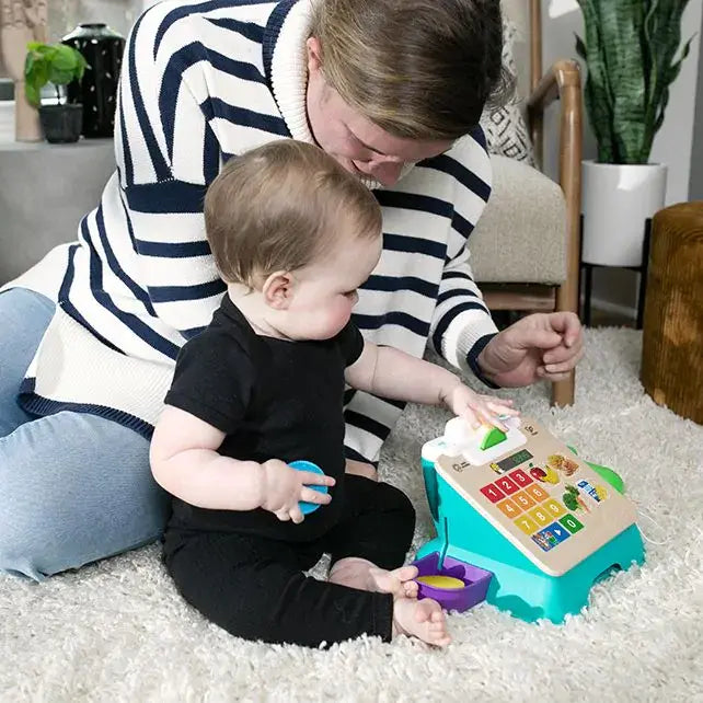 Hape | Baby Einstein | Magic touch | Counting Cash Register | Counts in English, Spanish, French, and German | 1+