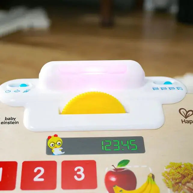 Hape | Baby Einstein | Magic touch | Counting Cash Register | Counts in English, Spanish, French, and German | 1+