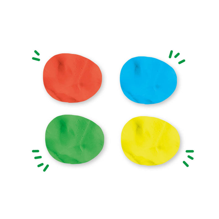 Pâte SES Feel Good Pure rouge, bleue, verte et jaune