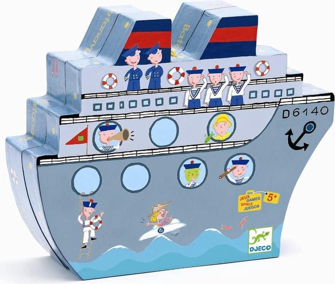 Djeco | Tactic Game | Naviplouf | Magnetisch Zeeslag | 5-10 jaar