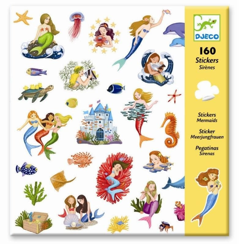 Djeco | Stickers | Mermaids | 160 stuks | 4+