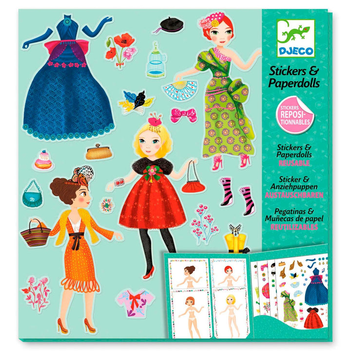 Djeco | Stickers &amp; Paperdolls | Massive Fashion | 4-8 jaar