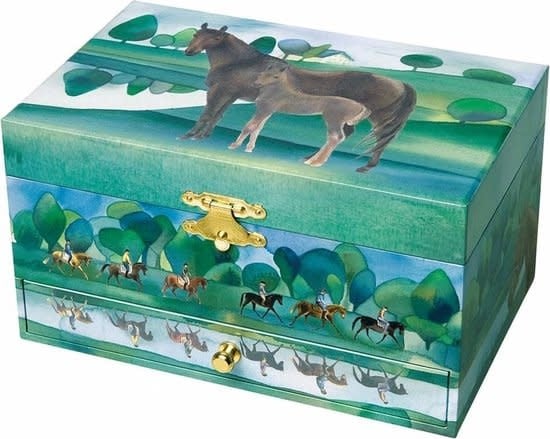 Trousselier | Musical Jewellery Box | Horses Normandy | F.Stephon | Beautiful Dreamer