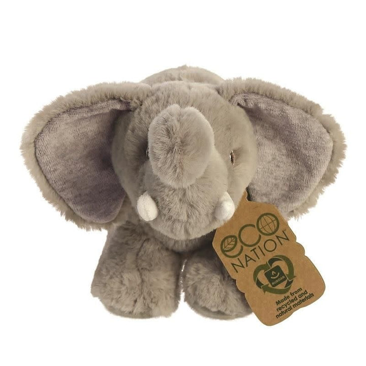 Aurora Eco Nation Olifant knuffel 26 cm – vooraanzicht
