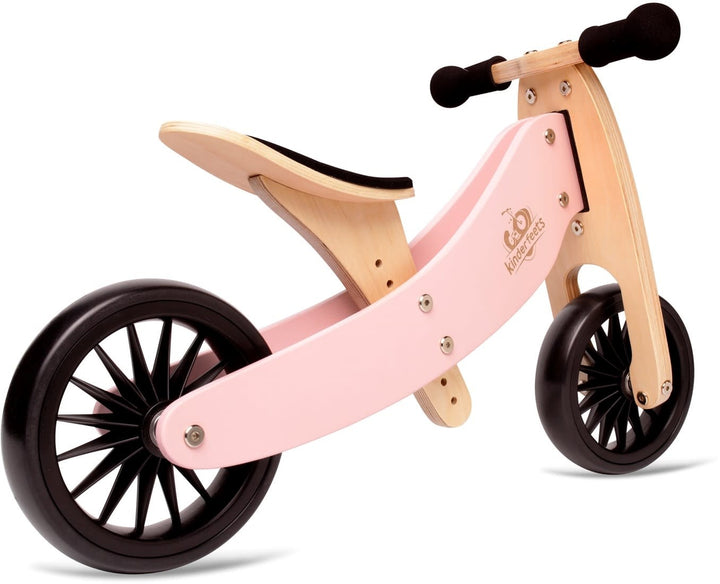 Kinderfeets | Tiny Tot Plus | 2  in 1 | Tricycle/Balance Bike | Rose | + 18 mnd