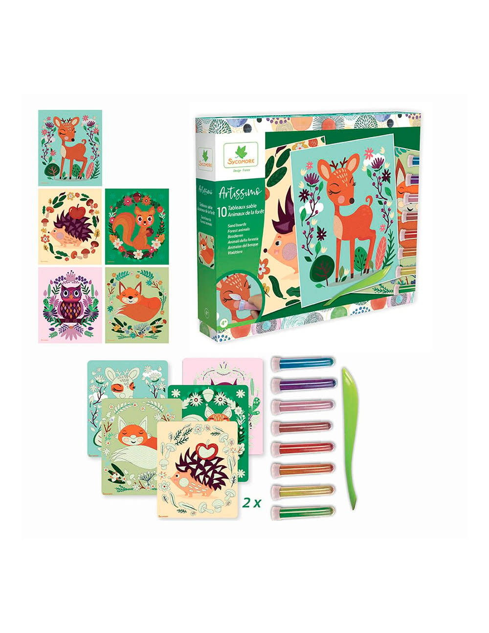 Sycomore | Artissimo | Sand Boards | Forest Animals | 4+