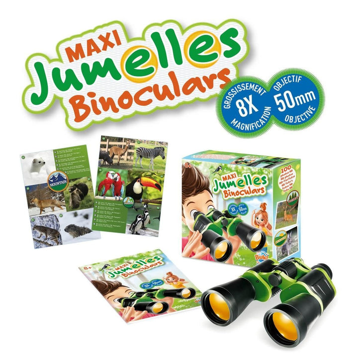 Buki | Maxi Verrekijker | met Kompas | 8 x 50 mm | 18 x 19,5 x 6 cm | 8+