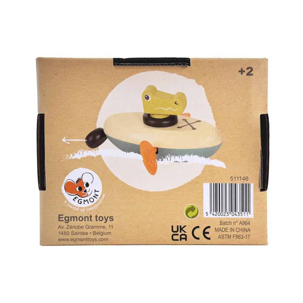 Egmont Toys Houten Opwindbaar Badspeeltje Krokodil 2+
