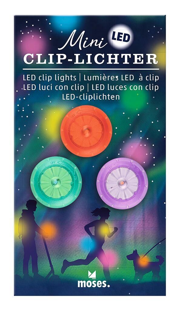 Moses | LED-cliplampjes | Set van 3 | 2 assorti