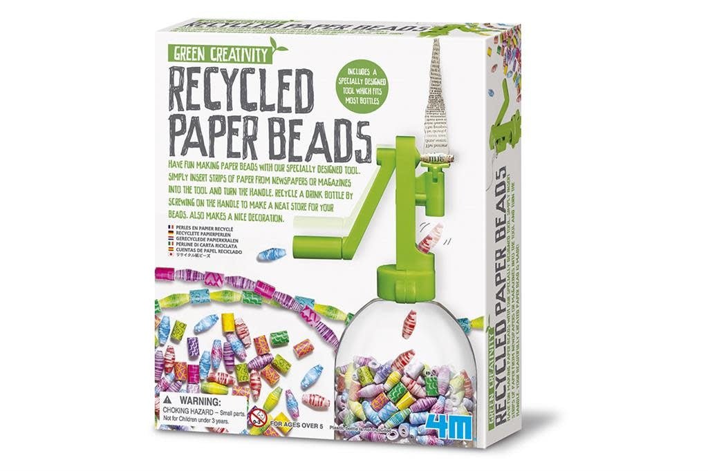 4M | Green Creativity | Recycled Papieren Ketting | 5+ - Kleine Eland