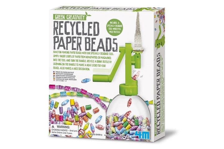 4M | Green Creativity | Recycled Papieren Ketting | 5+ - Kleine Eland
