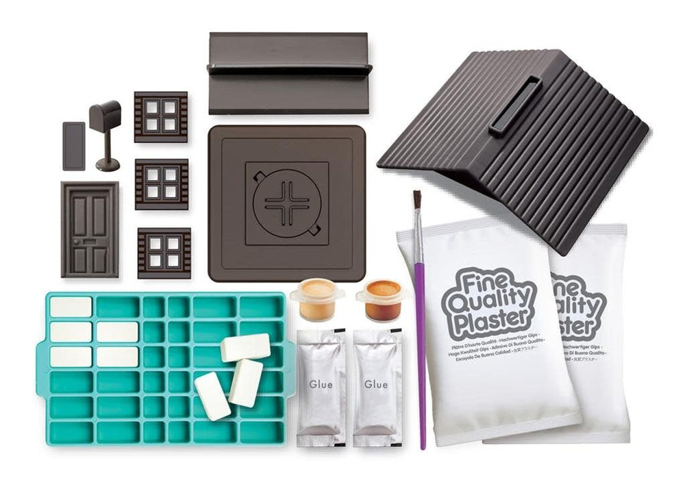 4M | KidzLabs | Architectuur Met Mini - Bakstenen | 5+ - Kleine Eland