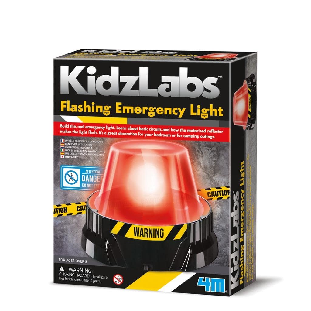 4M | Kidzlabs | Flashing Emergency Light | 5+ - Kleine Eland