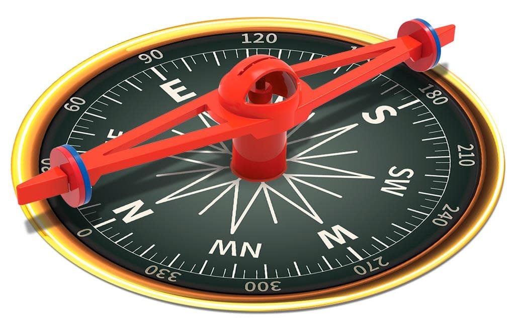 4M Kidzlabs | Gigantisch Magnetich Compass | 5+ - Kleine Eland