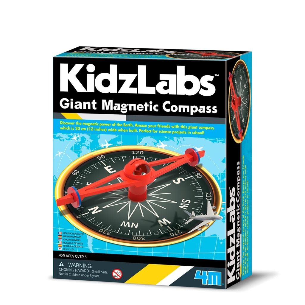 4M Kidzlabs | Gigantisch Magnetich Compass | 5+ - Kleine Eland