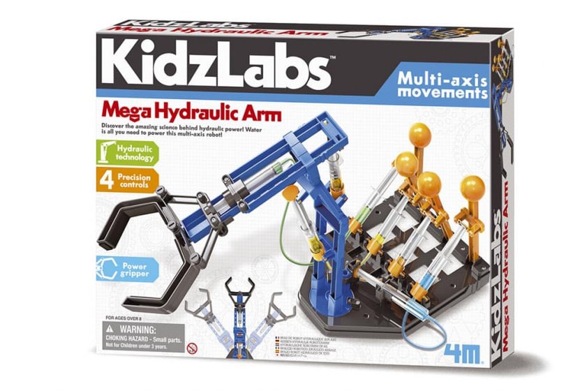 4M | Kidzlabs | Mega Hydraulische Arm | 8+ - Kleine Eland