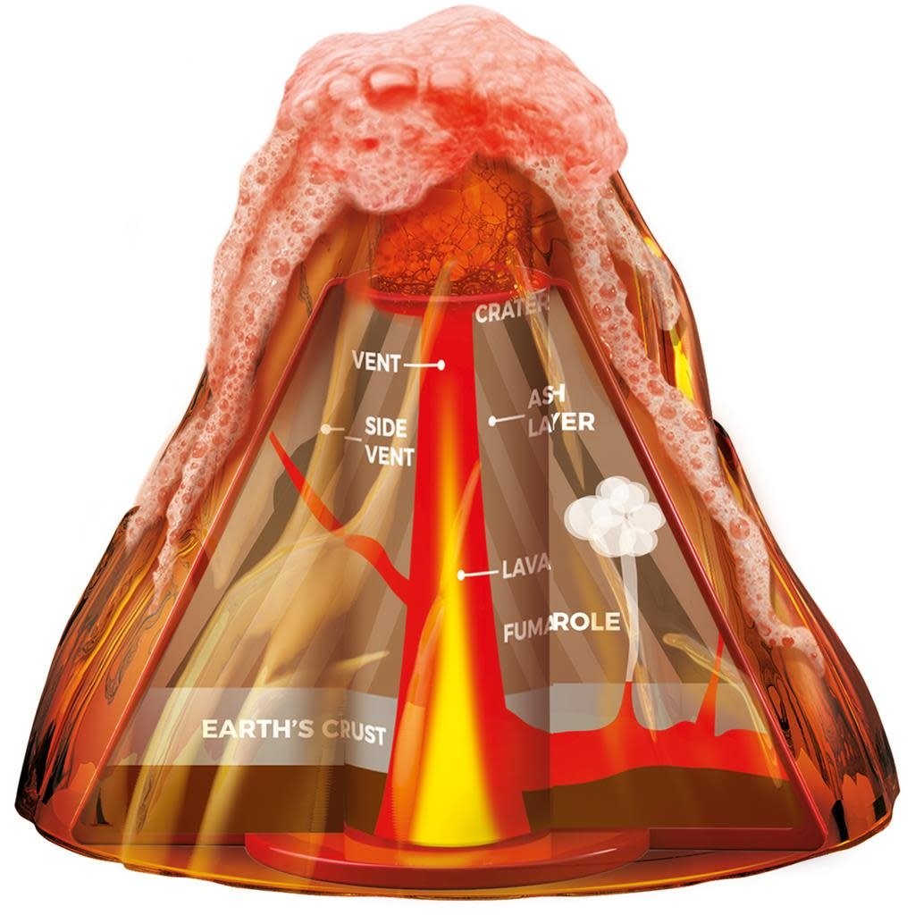 4M | KidzLabs | Table Top Volcano | 5+ - Kleine Eland