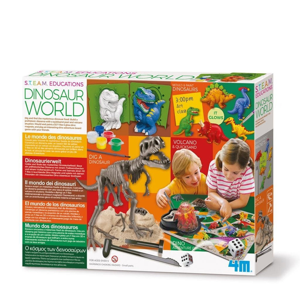 4M | S.T.E.A.M. Educations | Dinosaur World | 5+ - Kleine Eland