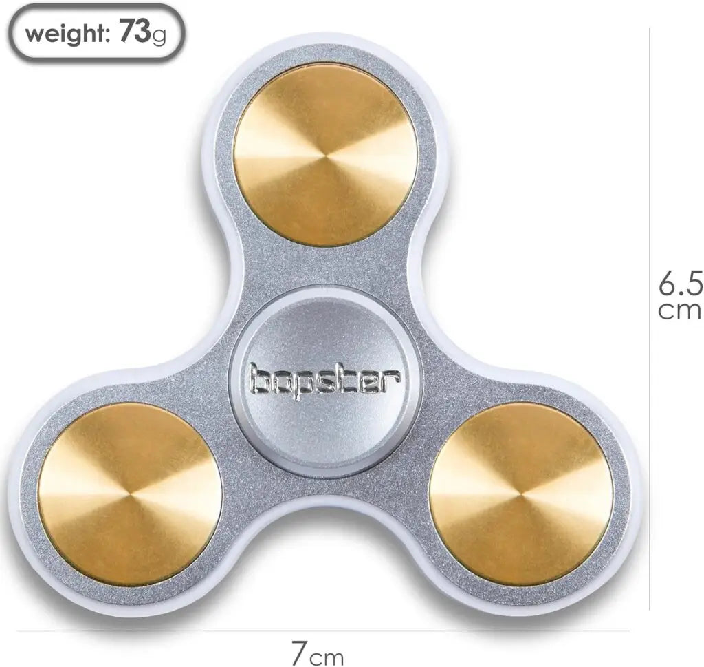 Zilveren Bopster Metal Spinner met aanduiding 7 × 6,5 cm en 73 g