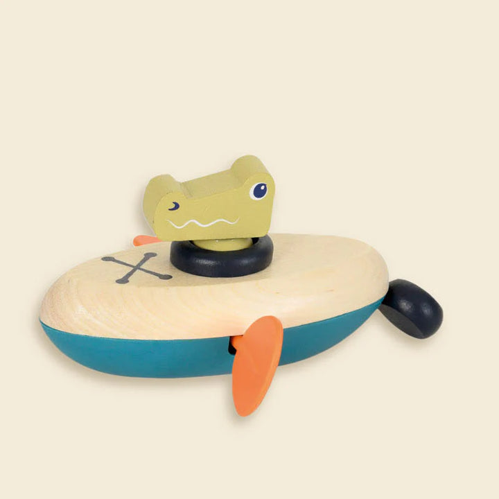 Egmont Toys Houten Opwindbaar Badspeeltje Krokodil 2+