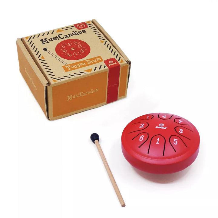 Svoora | Tongue Drum | Slagwerkinstrument | 11 cm | 8 tonen | 6+