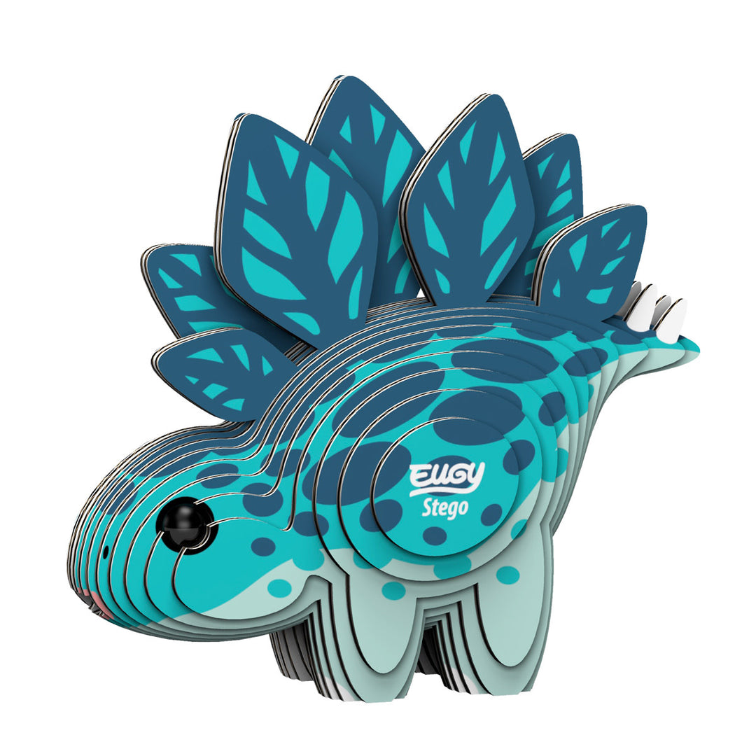 Eugy | 3D Cardboard Model Kit | Prehistoric Life | Stegosaurus | 32 stukjes | 6+